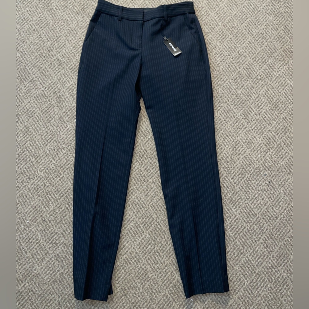 NWT Pinstripe Ankle Pant EXPRESS
